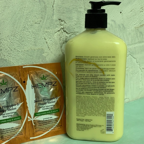 Hempz Sweet Pineapple Honey Melon Lotion & Hair - Picture 2 of 3